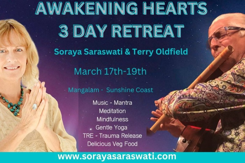  Mangalam Retreat Palmwoods QLD. Awakening Hearts Retreat.This catered three day retreat is a deep dive into our energetic imprint and vibration through the lens of the heart.